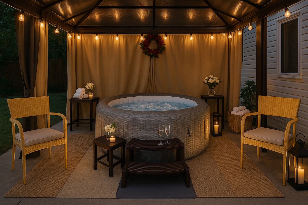 Charlotte Stays Suite with private hot tub
